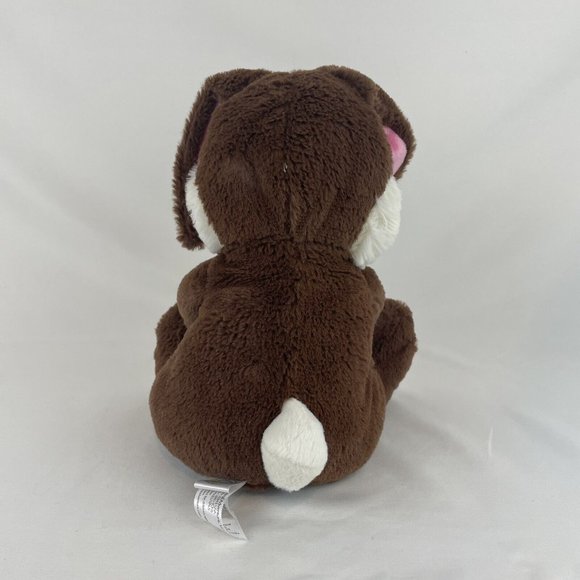 Animal Adventure Bunny Rabbit 10" Plush Easter Egg Pocket Brown Stuffed Toy - Picture 2 of 9